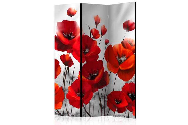 Rumsavdelare Poppies in the Moonlight 135x172 cm - Artgeist sp. z o. o. - Inredning - Dekoration & inredningsdetaljer - Rumsavdelare