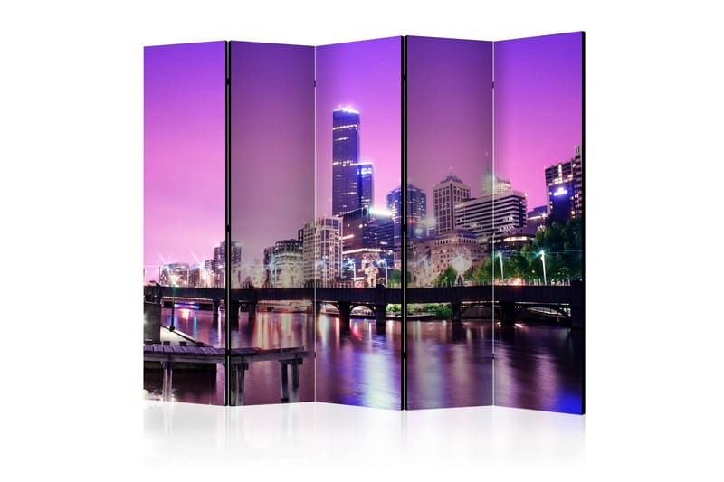 Rumsavdelare Purple Melbourne II 225x172 cm - Artgeist sp. z o. o. - Inredning - Dekoration & inredningsdetaljer - Rumsavdelare