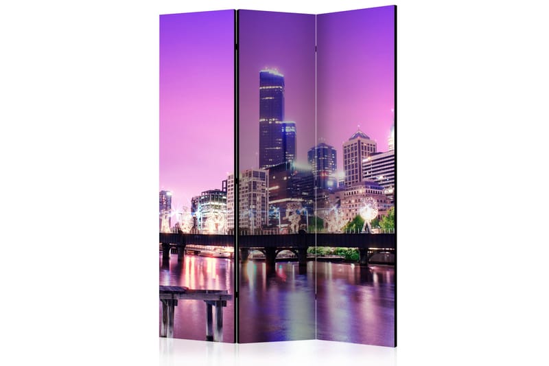 Rumsavdelare Purple Melbourne 135x172 cm - Artgeist sp. z o. o. - Inredning - Dekoration & inredningsdetaljer - Rumsavdelare