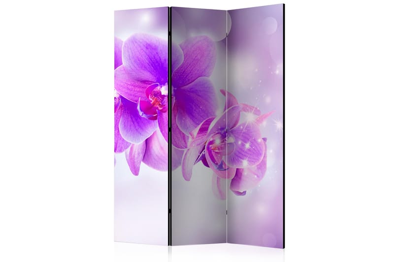 Rumsavdelare - Purple Orchids 135x172 - Artgeist sp. z o. o. - Rumsavdelare - Vikvägg