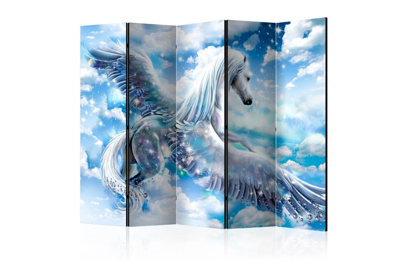 Rumsavdelare - Pegasus (Blue) II 225x172 - Artgeist sp. z o. o. - Inredning - Dekoration & inredningsdetaljer - Rumsavdelare