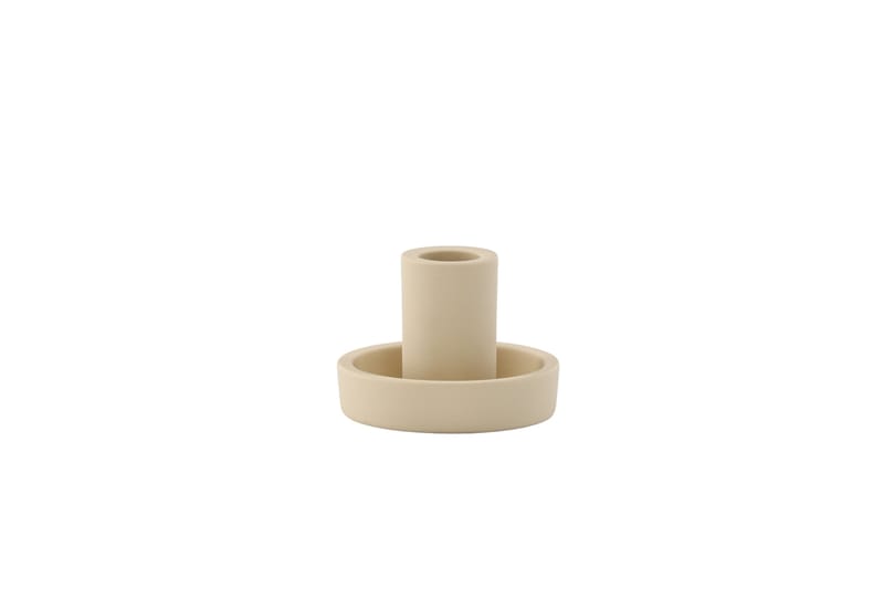 Ceco Ljusstake 11x5,6 cm - Beige - Inredning - Ljus & dofter - Ljusstakar & ljuslyktor