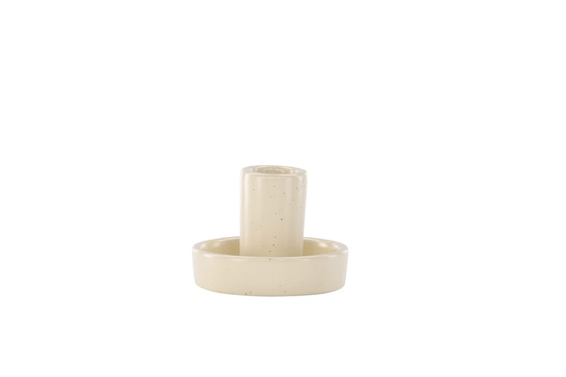 Ceco Ljusstake 11x5,6 cm - Beige - Inredning - Ljus & dofter - Ljusstakar & ljuslyktor