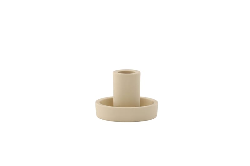 Ljusstake Ceco 11x5,6 cm - Beige - Dekoration & inredningsdetaljer - Ljusstakar & ljuslyktor