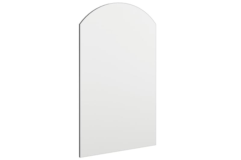 Spegel med LED-lampor 70x40 cm glas valvformad (335864+32608 - Silver - Inredning - Spegel - Hallspegel