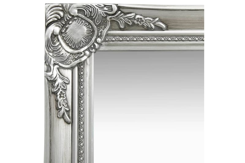 Väggspegel barockstil 50x80 cm silver - Silver - Inredning - Spegel - Hallspegel