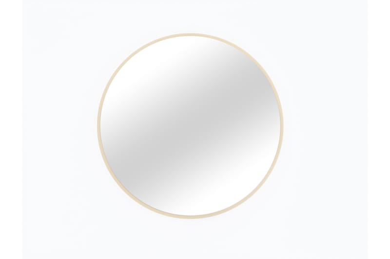 Vägghängd Spegel Gerbinie Rund 80 cm - Guld - Hallspegel - Väggspegel