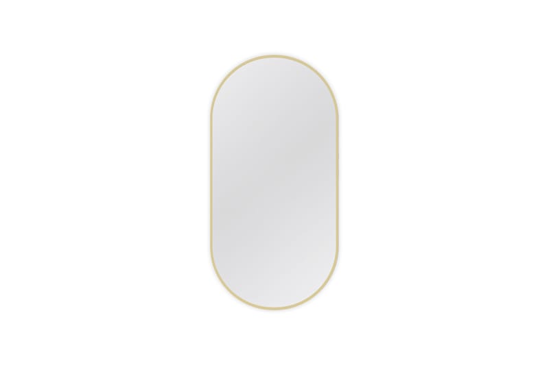 Vägghängd Spegel Micedi Oval 50x100 cm - Guld - Hallspegel - Väggspegel