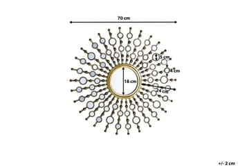 Spegel Blois 70 cm - Guld - Inredning - Spegel - Väggspegel