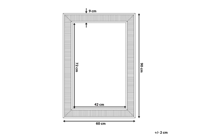 Spegel Cassis 60 cm - Silver - Inredning - Spegel - Väggspegel