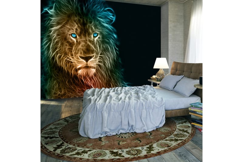 Fototapet Abstract Lion 400x280 - Artgeist sp. z o. o. - Inredning - Tapet - Fototapet