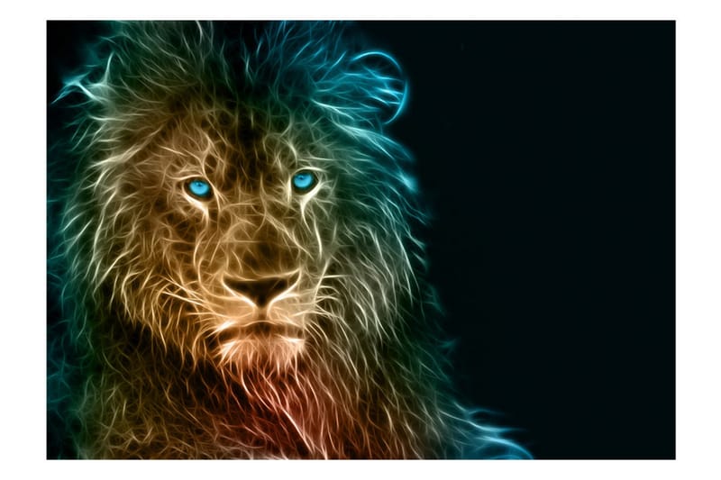 Fototapet Abstract Lion 400x280 - Artgeist sp. z o. o. - Inredning - Tapet - Fototapet