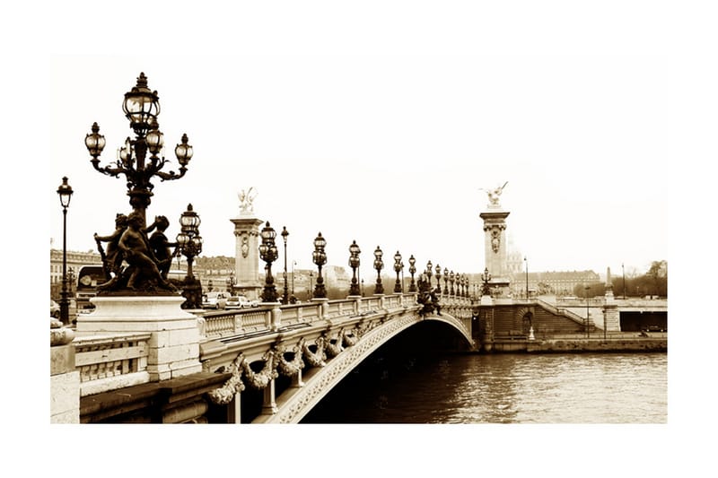 Fototapet Alexander III Bridge Paris 450x270 - Artgeist sp. z o. o. - Inredning - Tapet - Fototapet