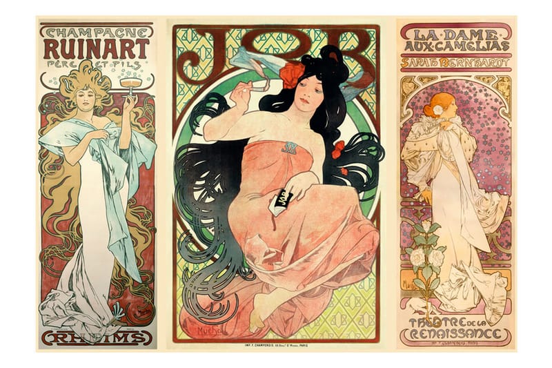 Fototapet Alphonse Mucha Women's 150x105 - Artgeist sp. z o. o. - Inredning - Tapet - Fototapet