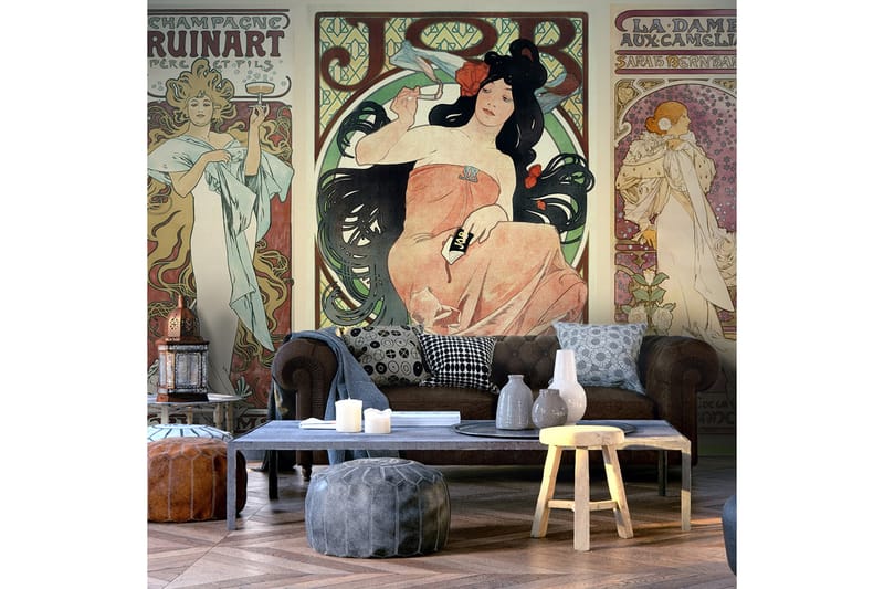 Fototapet Alphonse Mucha Women's 250x175 - Artgeist sp. z o. o. - Inredning - Tapet - Fototapet