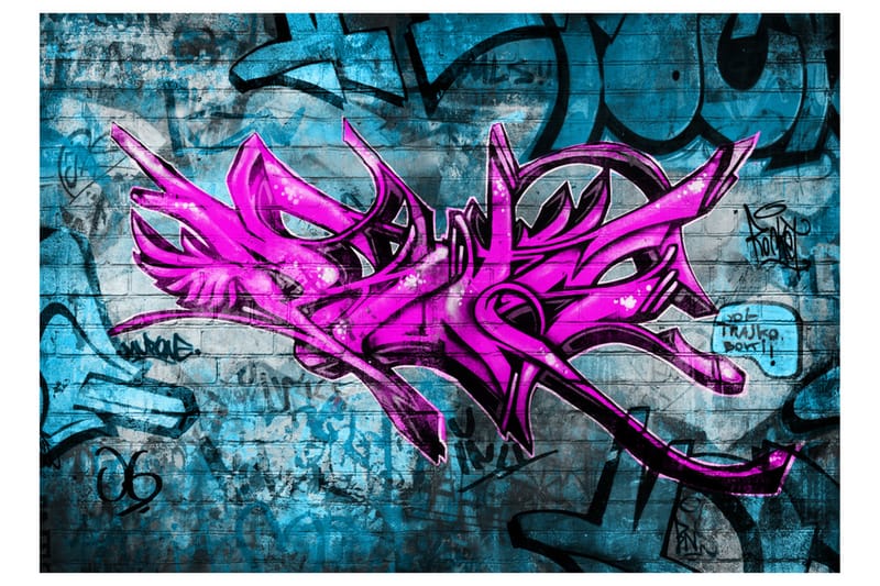 Fototapet Anonymous Graffiti 100x70 - Artgeist sp. z o. o. - Inredning - Tapet - Fototapet