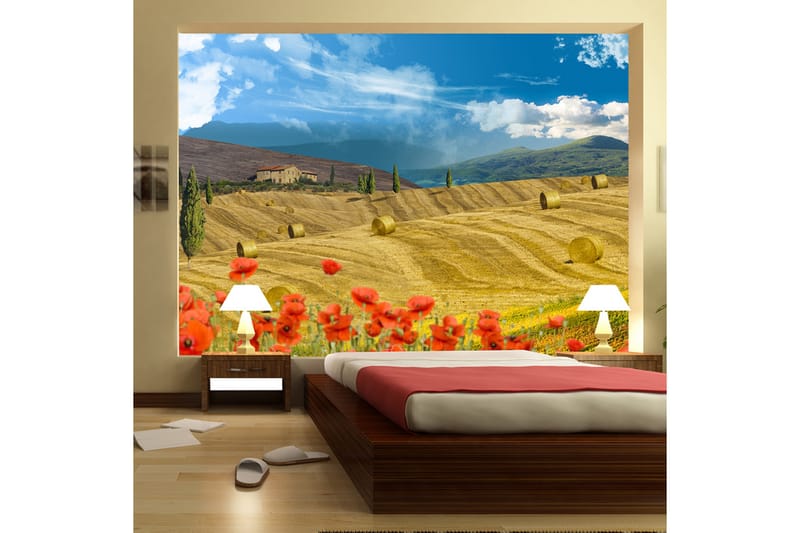 Fototapet Autumn Landscape 150x105 - Artgeist sp. z o. o. - Inredning - Tapet - Fototapet