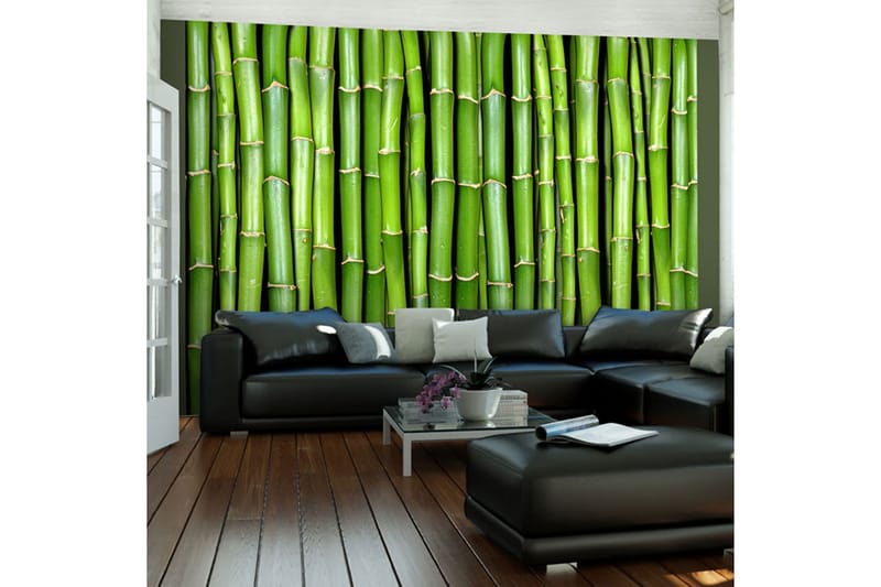 Fototapet Bamboo Wall 200x154 - Artgeist sp. z o. o. - Inredning - Tapet - Fototapet