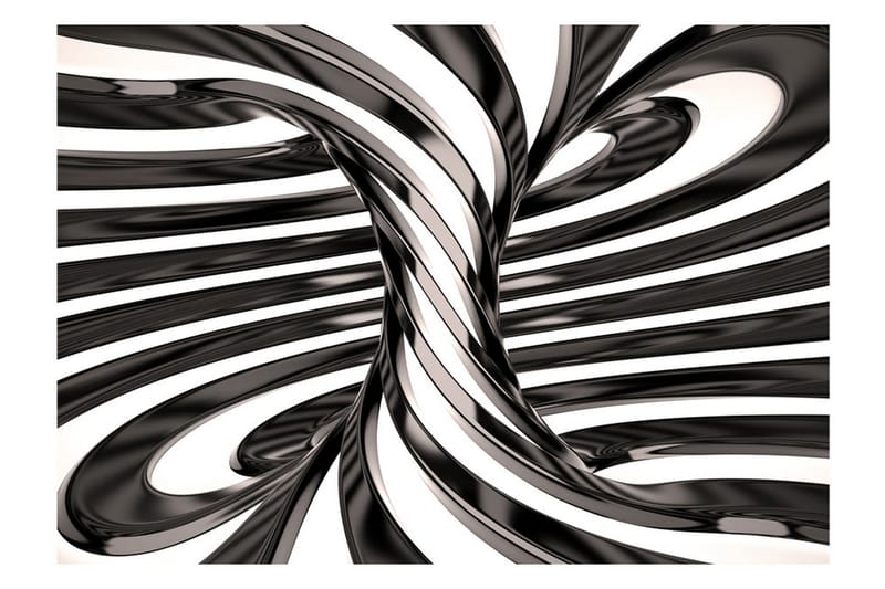 Fototapet Black And White Swirl 150x105 - Artgeist sp. z o. o. - Inredning - Tapet - Fototapet