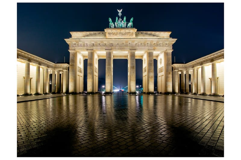 Fototapet Brandenburger Tor På Natten 250x193 - Artgeist sp. z o. o. - Inredning - Tapet - Fototapet