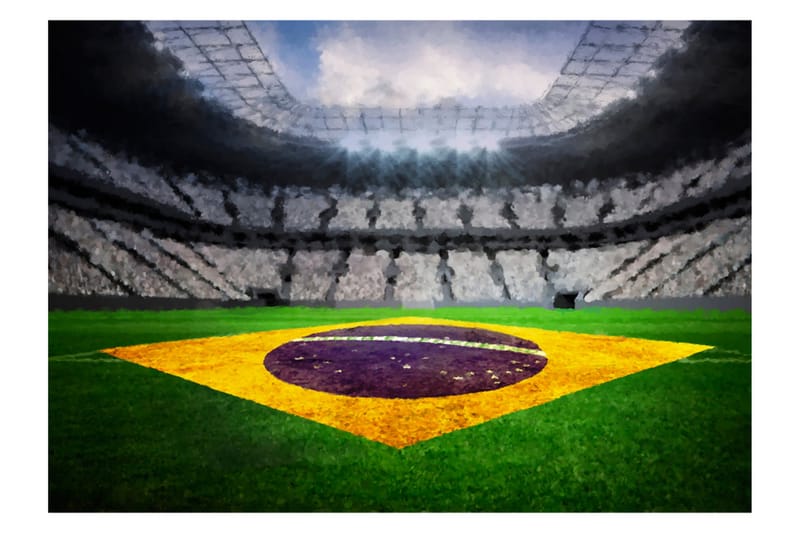 Fototapet Brazilian Stadium 100x70 - Artgeist sp. z o. o. - Inredning - Tapet - Fototapet