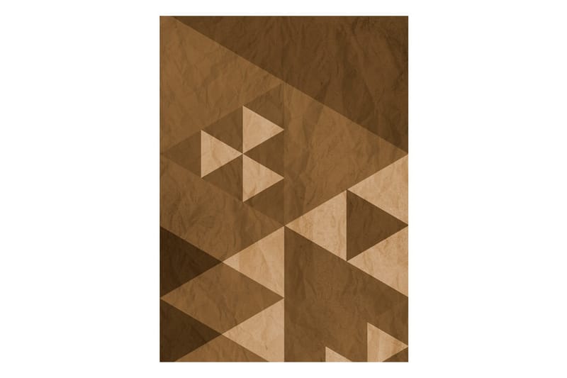 Fototapet Brown Patchwork 50x1000 - Artgeist sp. z o. o. - Inredning - Tapet - Fototapet