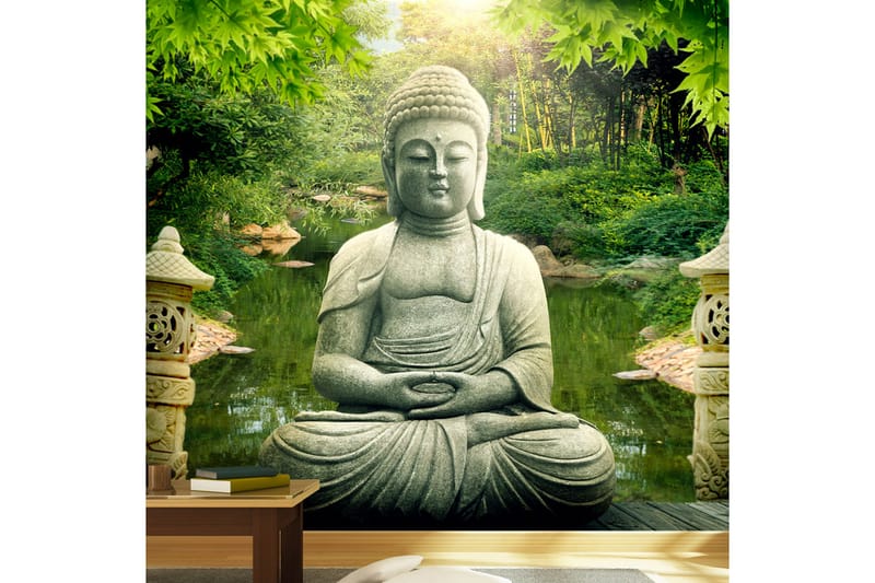 Fototapet Buddha's Garden 100x70 - Artgeist sp. z o. o. - Inredning - Tapet - Fototapet