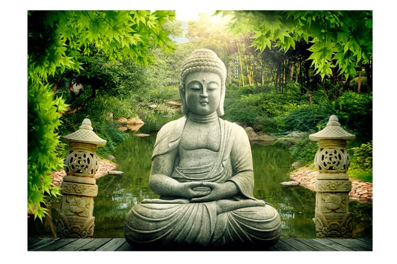 Fototapet Buddha's Garden 300x210 - Artgeist sp. z o. o. - Inredning - Tapet - Fototapet