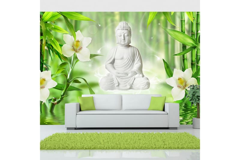 Fototapet Buddha And Nature 150x105 - Artgeist sp. z o. o. - Inredning - Tapet - Fototapet