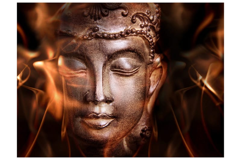 Fototapet Buddha Fire Of Meditation 200x154 - Artgeist sp. z o. o. - Inredning - Tapet - Fototapet