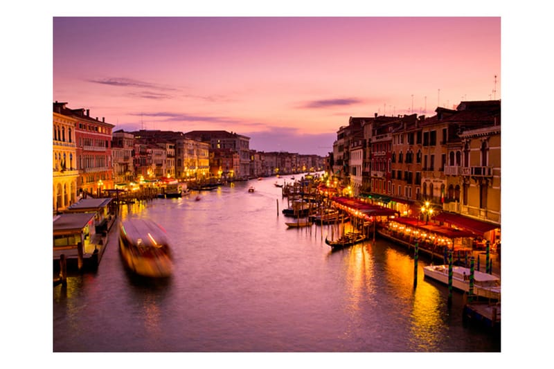 Fototapet City Of Lovers Venedig Nattetid 350x270 - Artgeist sp. z o. o. - Inredning - Tapet - Fototapet