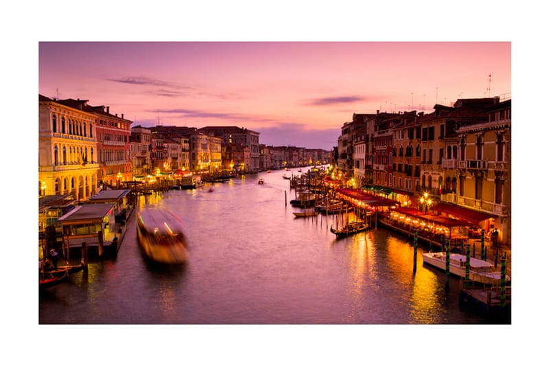 Fototapet City Of Lovers Venedig Nattetid 450x270 - Artgeist sp. z o. o. - Inredning - Tapet - Fototapet