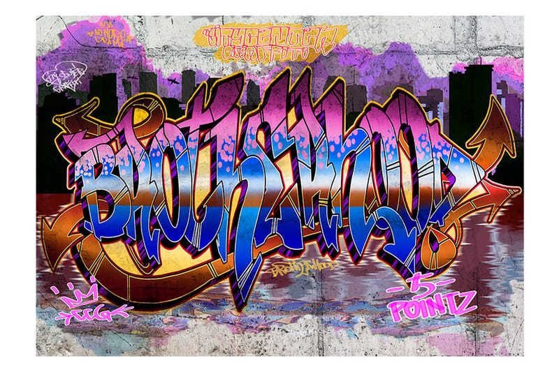 Fototapet Colorful Mural 300x210 - Artgeist sp. z o. o. - Inredning - Tapet - Fototapet