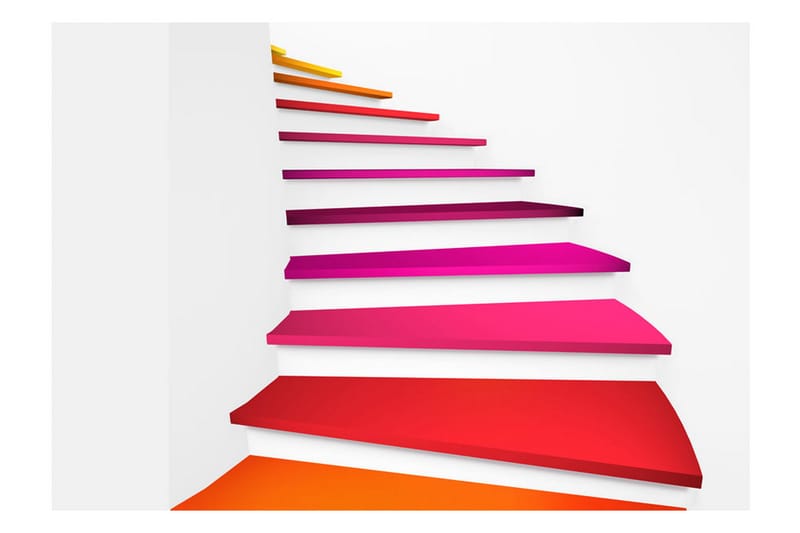 Fototapet Colorful Stairs 150x105 - Artgeist sp. z o. o. - Inredning - Tapet - Fototapet