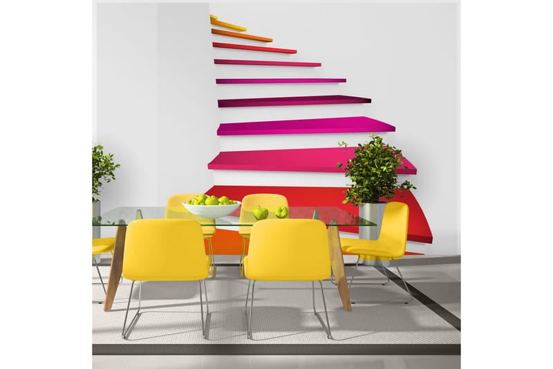 Fototapet Colorful Stairs 150x105 - Artgeist sp. z o. o. - Inredning - Tapet - Fototapet