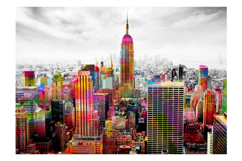 Fototapet Colors Of New York City II 100x70 - Artgeist sp. z o. o. - Inredning - Tapet - Fototapet