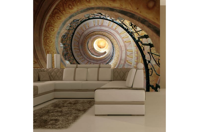 Fototapet Decorative Spiral Stairs 350x270 - Artgeist sp. z o. o. - Inredning - Tapet - Fototapet