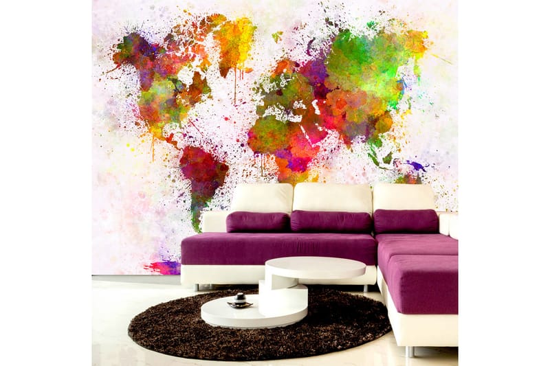 Fototapet Dyed World 150x105 - Artgeist sp. z o. o. - Inredning - Tapet - Fototapet