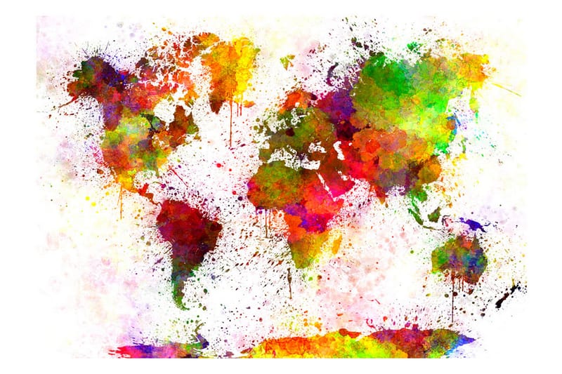 Fototapet Dyed World 150x105 - Artgeist sp. z o. o. - Inredning - Tapet - Fototapet