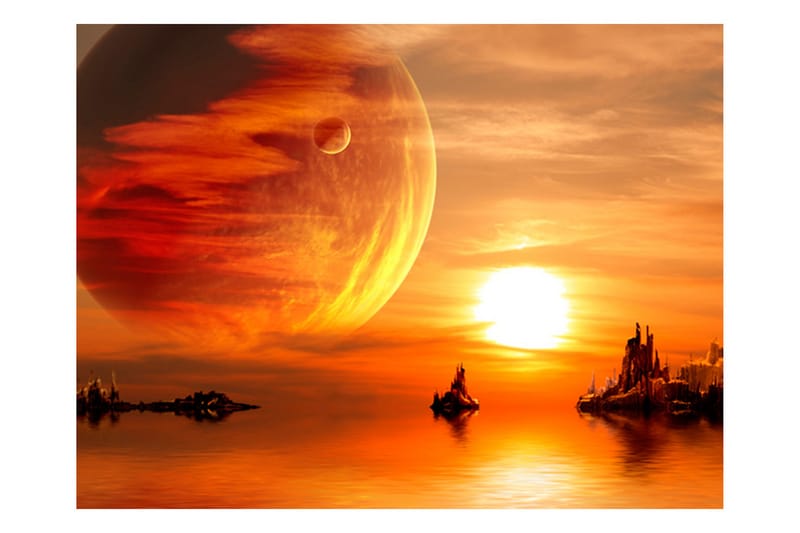 Fototapet Fantasy Sunset 350x270 - Artgeist sp. z o. o. - Inredning - Tapet - Fototapet