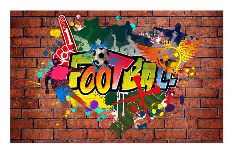 Fototapet Football Fans! 250x175 - Artgeist sp. z o. o. - Inredning - Tapet - Fototapet