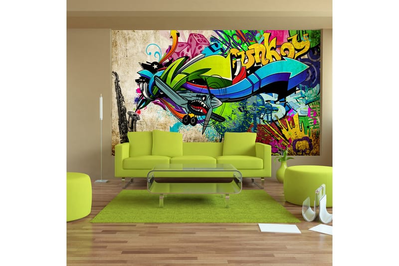 Fototapet Funky Graffiti 100x70 - Artgeist sp. z o. o. - Inredning - Tapet - Fototapet