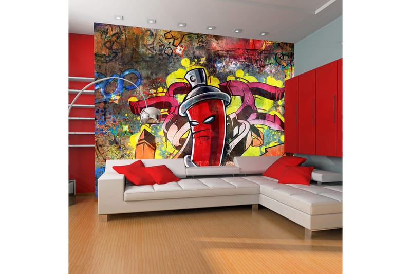 Fototapet Graffiti Monster 350x270 - Artgeist sp. z o. o. - Inredning - Tapet - Fototapet