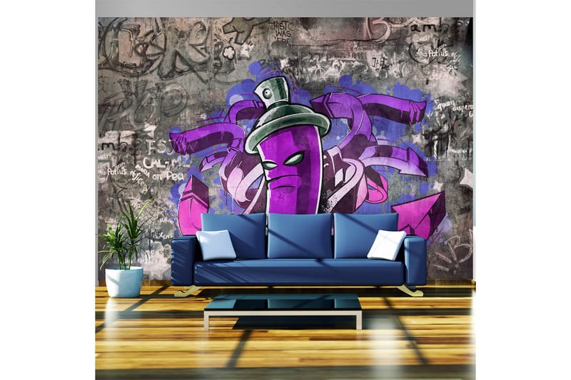 Fototapet Graffiti Spray Can 100x70 - Artgeist sp. z o. o. - Inredning - Tapet - Fototapet