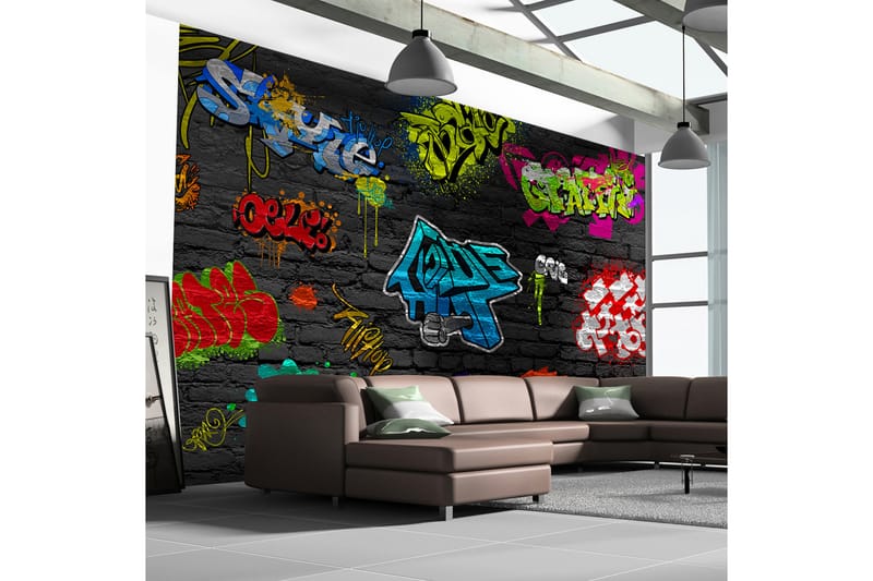 Fototapet Graffiti Wall 250x175 - Artgeist sp. z o. o. - Inredning - Tapet - Fototapet