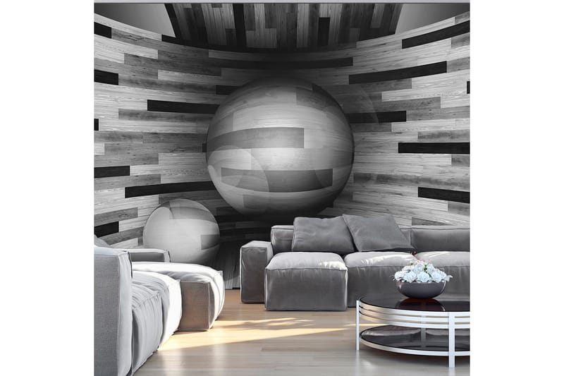 Fototapet Gray Sphere 350x245 - Artgeist sp. z o. o. - Inredning - Tapet - Fototapet