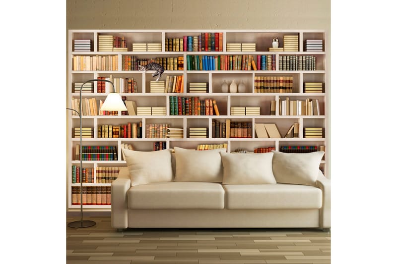 Fototapet Home Library 100x70 - Artgeist sp. z o. o. - Inredning - Tapet - Fototapet