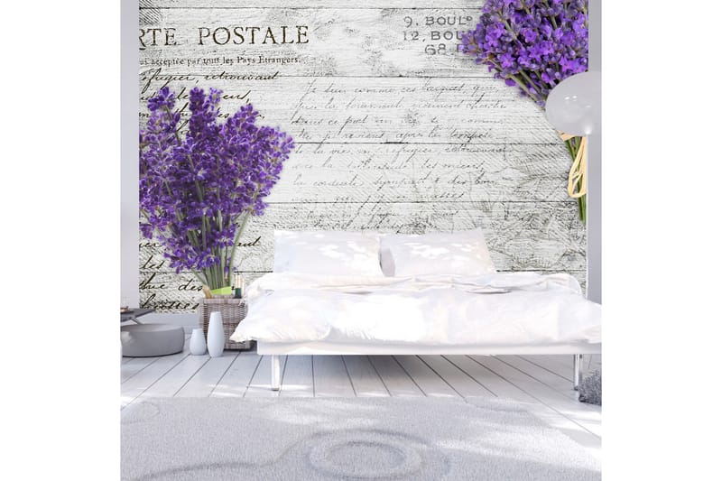 Fototapet Lavender Postcard 400x280 - Artgeist sp. z o. o. - Inredning - Tapet - Fototapet