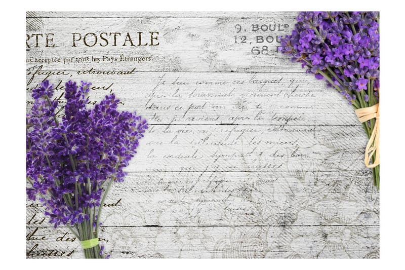 Fototapet Lavender Postcard 400x280 - Artgeist sp. z o. o. - Inredning - Tapet - Fototapet