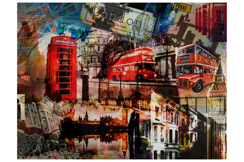 Fototapet London Collage 250x193 - Artgeist sp. z o. o. - Inredning - Tapet - Fototapet